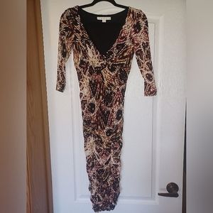 Boston Proper sexy ruched dress